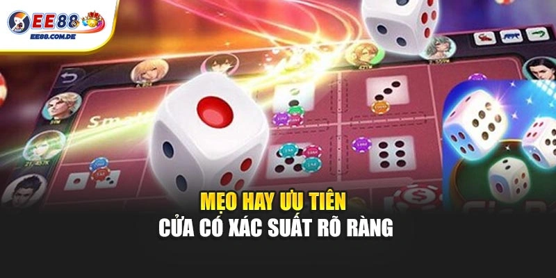 Nhiều người chơi quan tâm đến các cửa có xác suất cụ thể Nhiều người chơi quan tâm đến các cửa có xác suất cụ thể